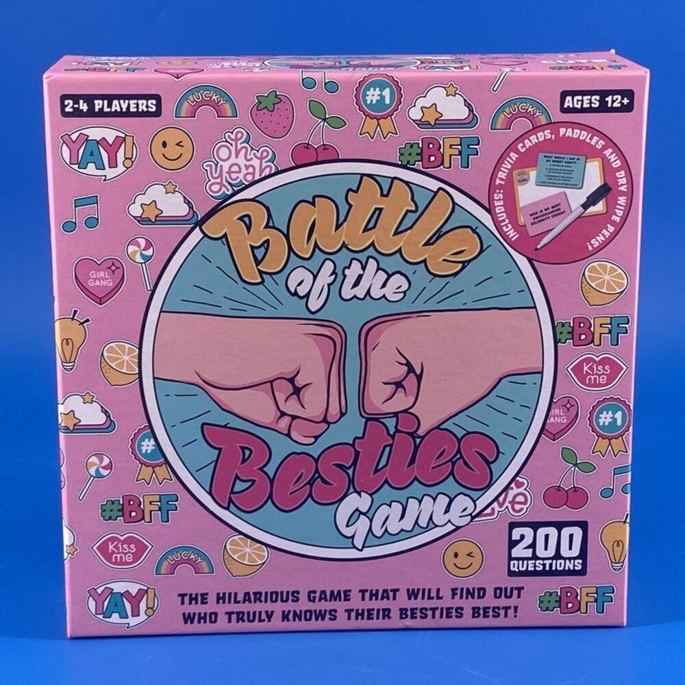 Professor Puzzle Battle of the Besties BFF Party Game 200 Questions (Sealed)